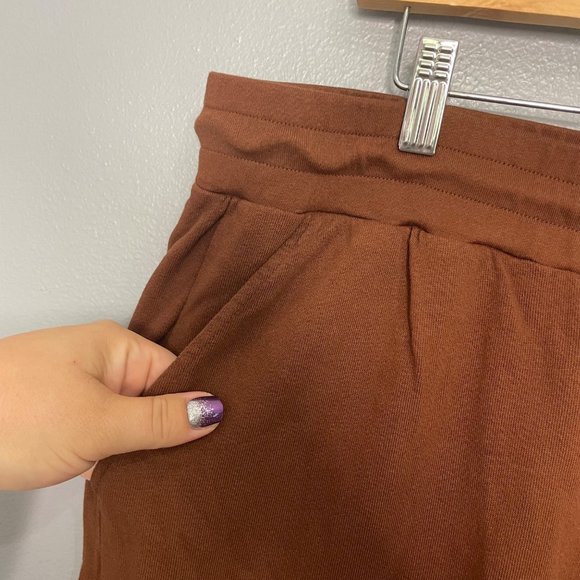 MATE THE LABEL organic terry classic jogger in cocoa 2X - Picture 3 of 7